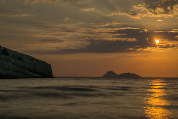 Matala Sunset auf Kreta