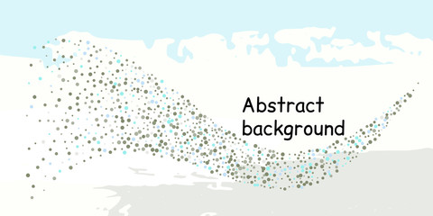 Confetti dots on a striped background