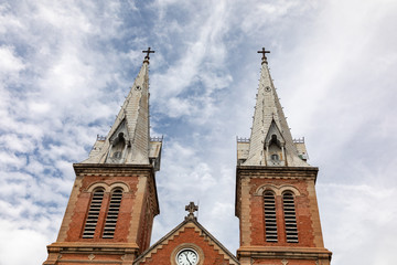 Fototapeta na wymiar Notre-Dame Cathedral Basilica of Saigon, Vietnam.