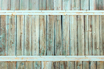 Green old wood texture with natural patterns background
