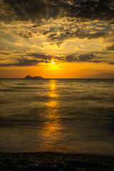 Matala Kreta Griechenland Sonnenuntergang