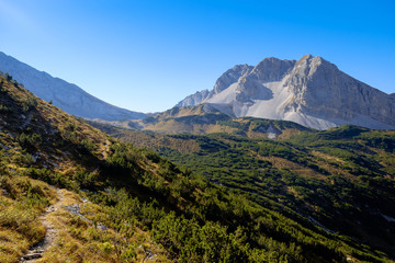 Fototapeta premium Sommerabend im Karwendel