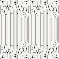 Vector circuit board illustration. Abstract circuit board background