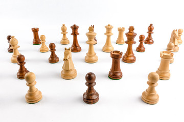 partie de jeu d'échecs