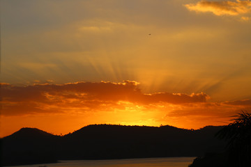 Sunrise at the Hanabanilla Reservoir- Cuba