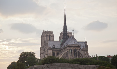 Obraz na płótnie Canvas Notre Dame de Paris Cathedral.Paris. France