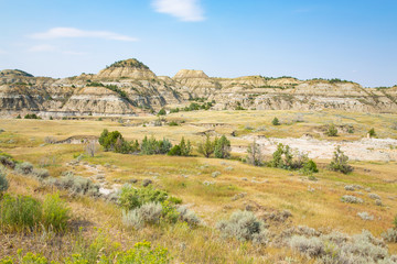 Fototapeta na wymiar Theodore Roosevelt National Park in North Dakota, USA