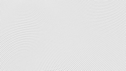 halftone pattern in perspective