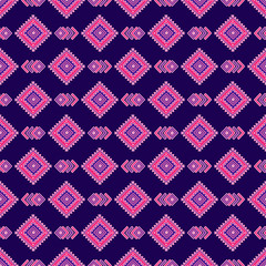 Ethnic seamless pattern. Tribal line print in african, mexican, american, indian style. Geometric boho background. Ethnic and tribal motifs can be used in fabric design.