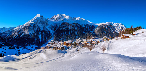 Winterpanorama Latsch 