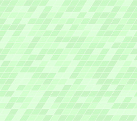 Green parallelogram pattern. Seamless vector