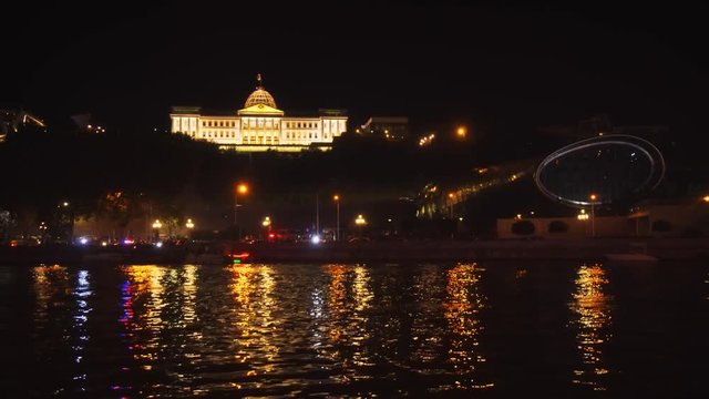 Presidential Palace in Tbilisi at Night