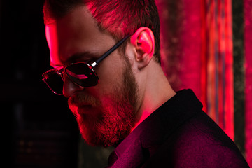 Obraz premium trendy stylish man