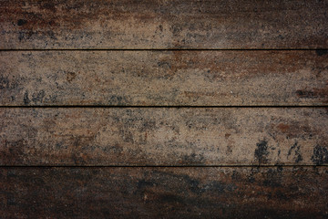 Abstract old brown wooden table textured background.
