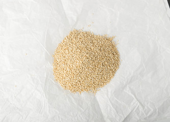 Quinoa Seeds Background or Chenopodium Quinoa Texture
