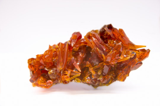 Zincite mineral smelting product from Oclusz, Poland