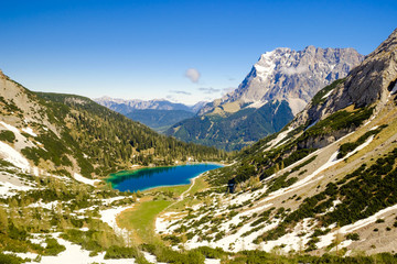 Zugspitze mit Seebensee