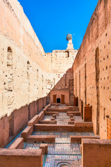 Forecourt Ruins at the El Badi Palace in Marrakech Morocco © James