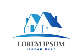 Fototapeta premium Logo domy wektor nieruchomości
