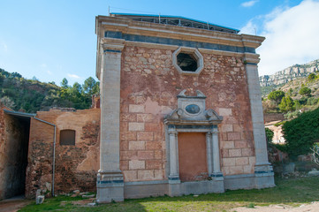 Fototapeta na wymiar The Charterhouse of Escaladei or Scala Dei was a Carthusian monastery in La Morera de Montsant