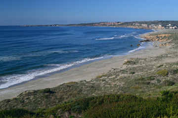 Fototapeta na wymiar Spiaggia di San Giovanni o Tharros