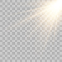 Sunlight lens flare