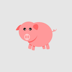 Piggy vector icon