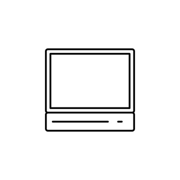 recommend clip art: hardware, pc server icon. Simple thin line, outline vector of hardware icons for UI and UX, website or mobile application