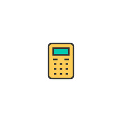 Calculator icon design. Stationery icon vector design