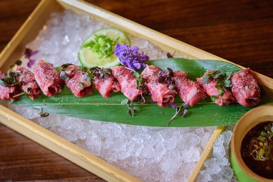 Japanese wagyu beef appetizer