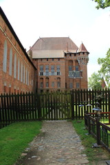 Fototapeta na wymiar Palace of the Grand Masters of the order in Malbork Castle