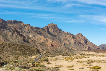 Spectacular landscape with many interesting forms of volcanic activity.