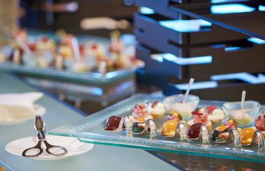 A variety of appetizers