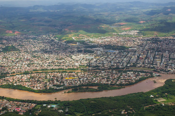 Covernador Valadares in a cloud day