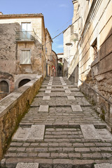 A street in Pietramelara, a historic Italian town