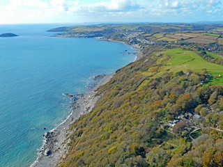 Fototapeta na wymiar Coast of South Cornwall