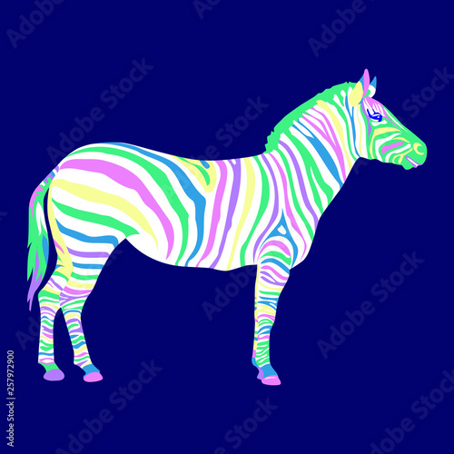 Download 760 Background Zebra Blue Paling Keren