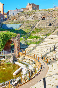 Roman theater in Catania