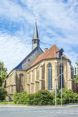 Fototapeta na wymiar Evangelische Apostelkirche Münster Westfalen