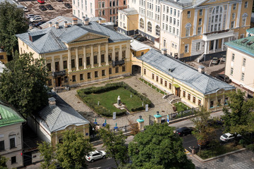 Moscow, Russia - July 20, 2018: Library-reading room named after Alexander Sergeyevich Pushkin on...