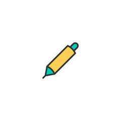 Pen icon design. Stationery icon vector design