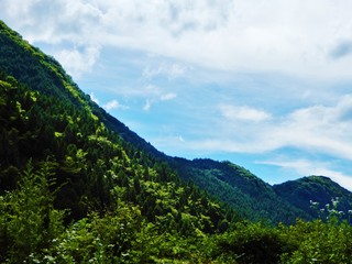 御前山山中からの景色