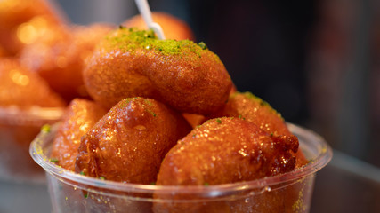 Lokma, fried dough dessert