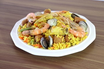 Plato de Paella Valenciana