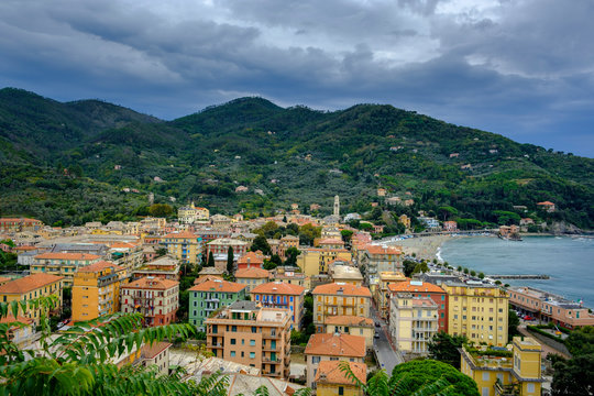 Italy, Cinque Terre, bay of Levanto