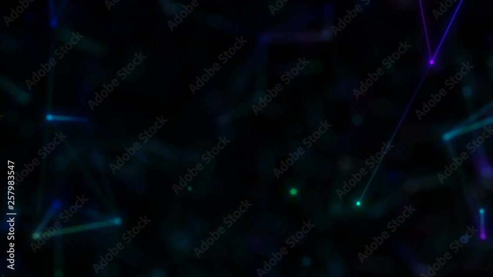 Poster element of the cluster. depth of field. pleasantly moving in space elements of graphic design. plexu