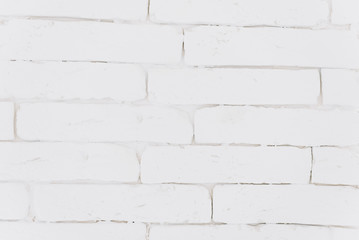 White brick wall background