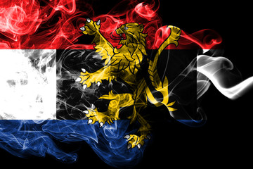 Benelux smoke flag,  politico-economic union of  Belgium, Netherlands, Luxembourg