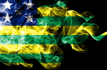 Goias smoke flag, state of Brazil