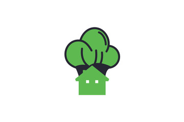 Broccoli House Logo Inspirations Template